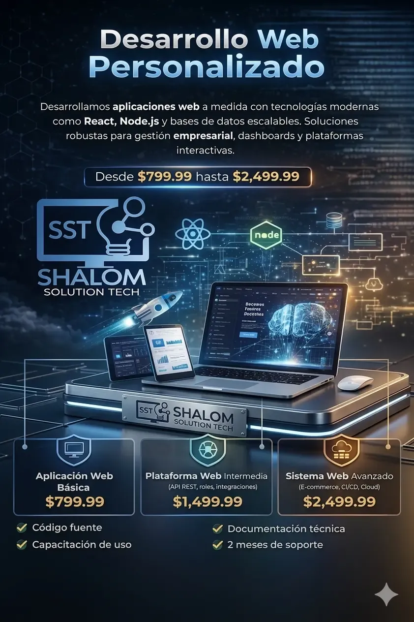 Shalom Solution Tech | Desarrollo de Software y Consultoria IT en Panama